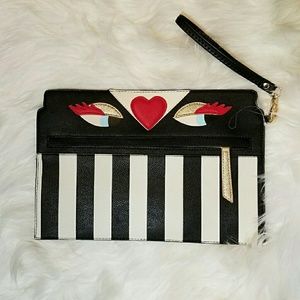 Striped Betsey Clutch